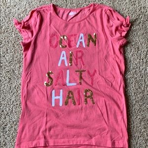 pink crazy 8 t-shirt